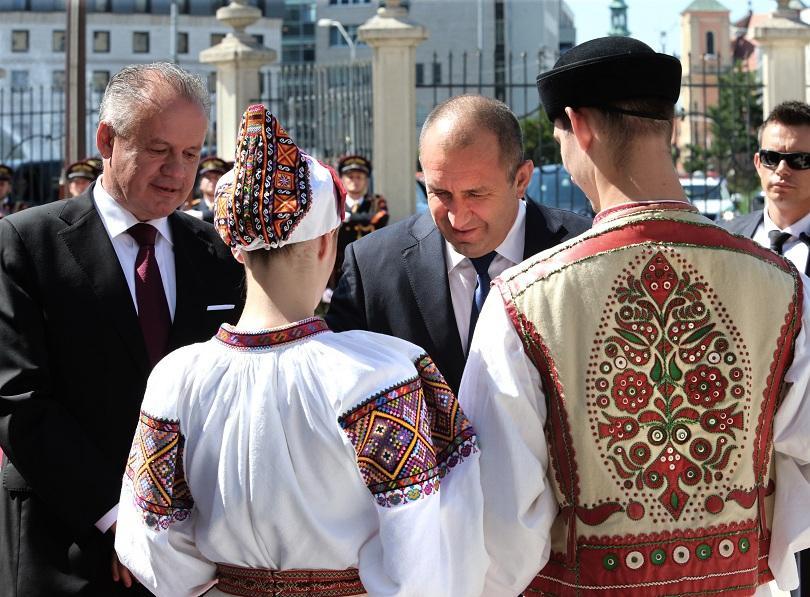 Bulgarian President Radev met his Slovak counterpart Andrej Kiska