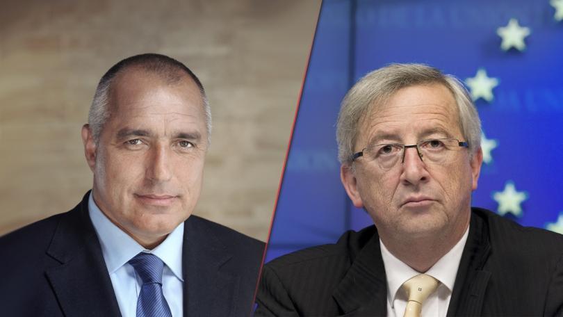 president juncker congratulated borissov his appointment prime minister