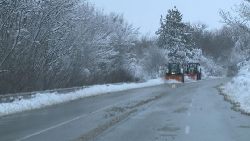 hard winter conditions silistra situation getting back normal