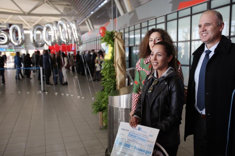 Sofia Airport Welcomed its 5-millionth Passenger