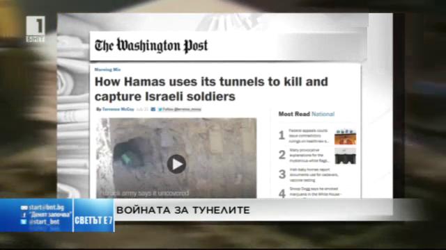 Войната за тунелите в Газа