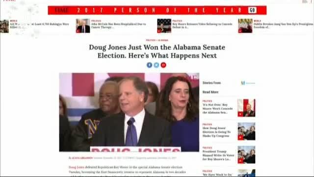 Демократ превзе републиканската крепост на изборите в Алабама