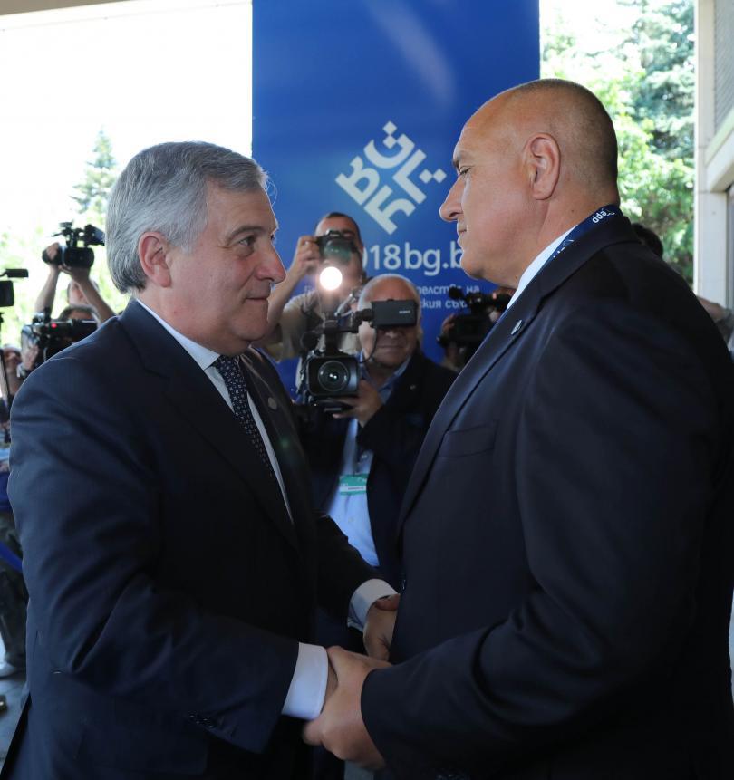 Bulgaria’s Prime Minister Borissov Met with European Parliament Speaker Tajani