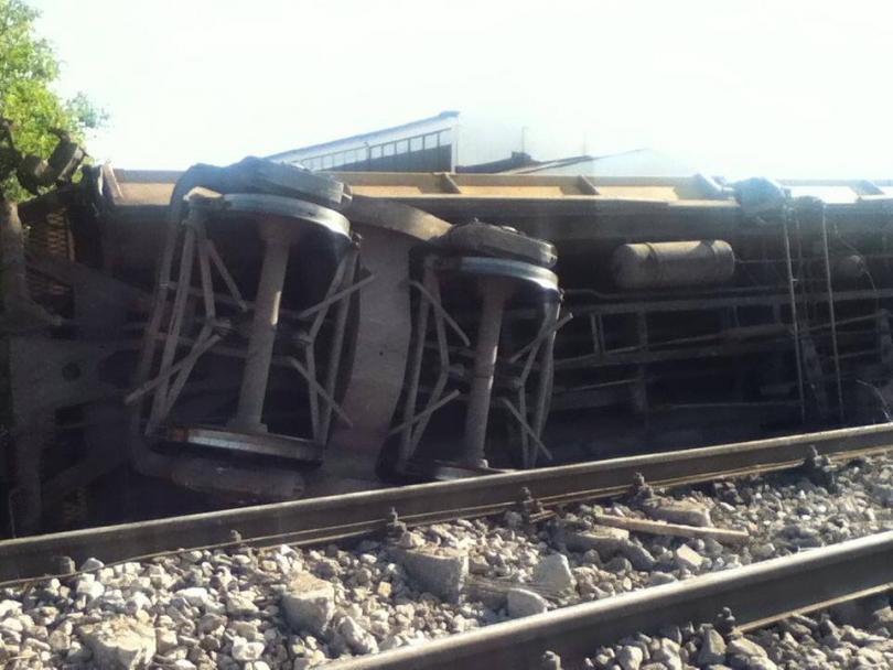 freight train derailment causes traffic delays sofia belgrade line