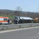 снимка 1 6 Dead, 22 Injured in a Serious Bus Accident on Trakia Motorway