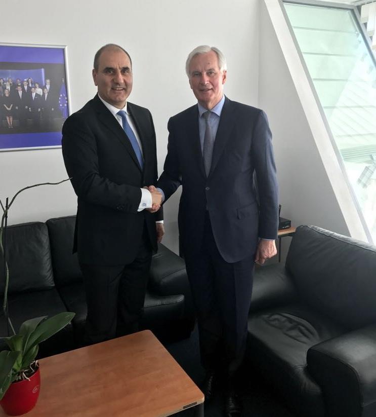 tsvetan tsvetanov met chief negotiator brexit michel barnier