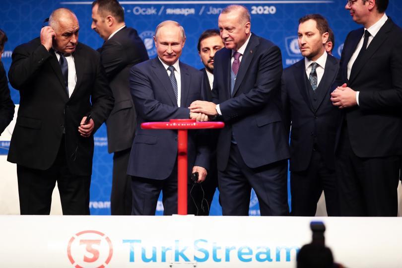 bulgaria’s prime minister attends turkstream opening ceremony