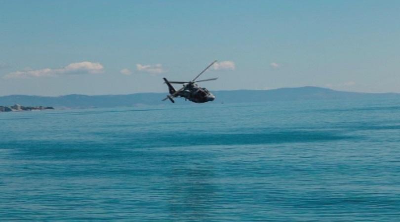 bulgarian navy helicopter crashes into black sea during exercise three injured