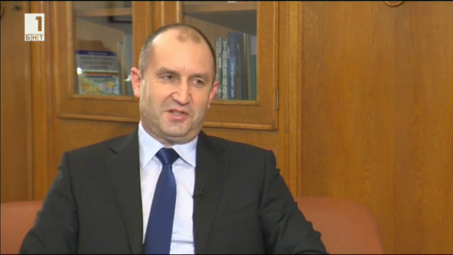 president roumen radev’s first interview bnt