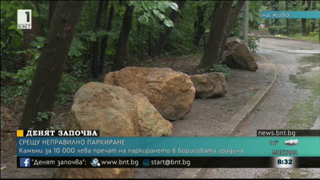 Камъни за 10 000 лева пречат на паркирането в Борисовата градина