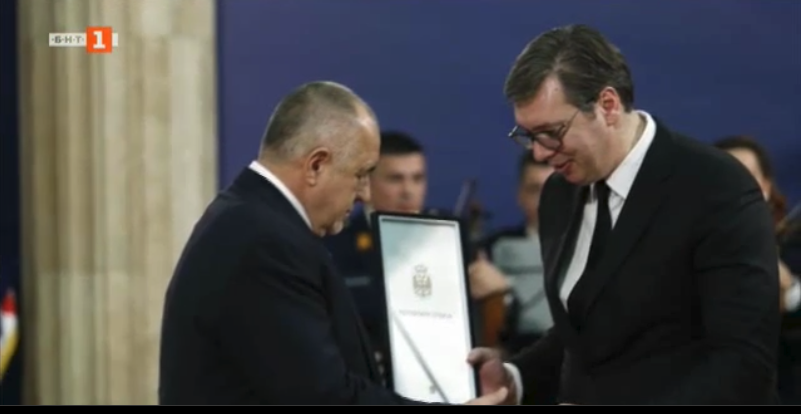 President Vučić awarded PM Borissov with Serbia’s highest state honour