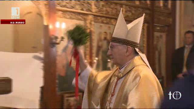 Тържественото освещаване на катедралния храм на българските католици от източен обред