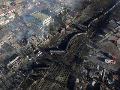 risk remains high village hitrino after train blast