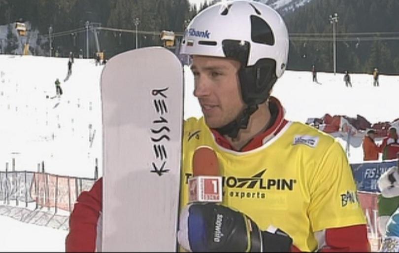 bulgarian snowboarder radoslav yankov winner parallel giant slalom bansko