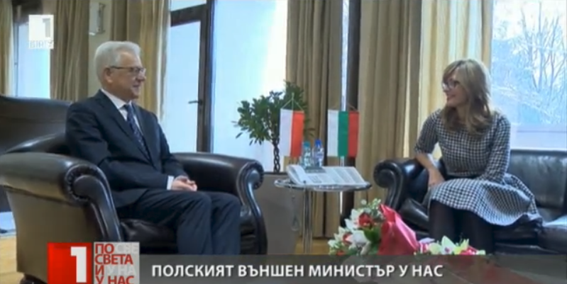 Bulgarian Foreign Minister Zaharieva Met with Polish Counterpart Czaputowicz