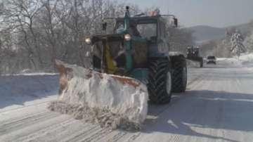 road conditions geting back normal power outages bulgaria after snowfall